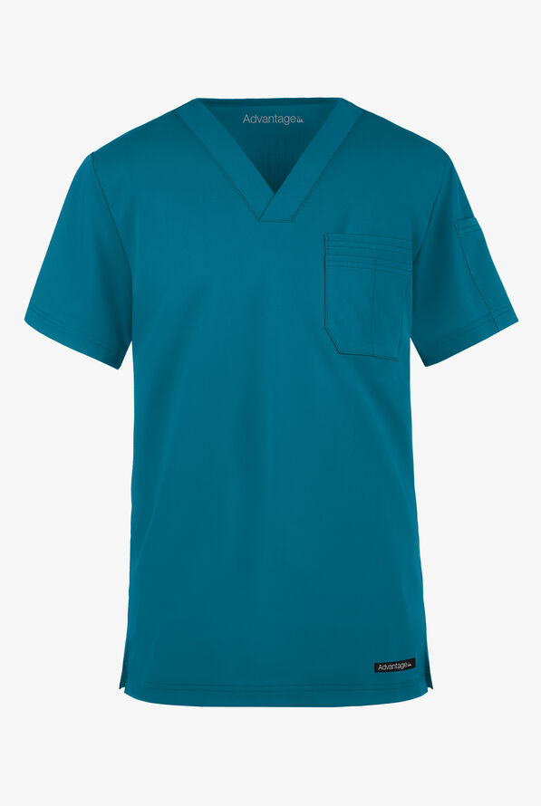 Advantage STRETCH Men's 4Pocket VNeck Scrub Top Uniform Advantage