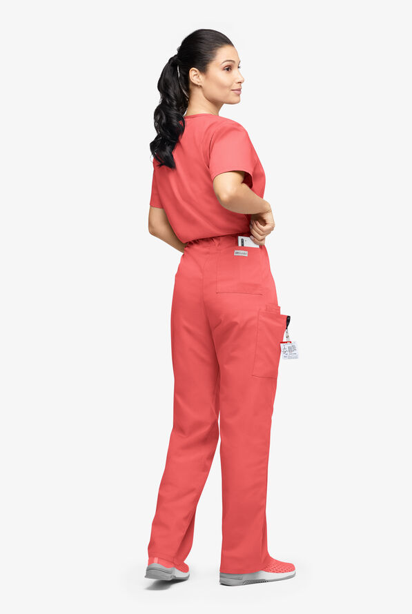 UA Best Buy Scrubs Unisex Scrub Set - Melon - 6