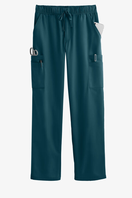 Butter-Soft Originals Men's 9-Pocket Straight Leg Cargo Scrub Pants