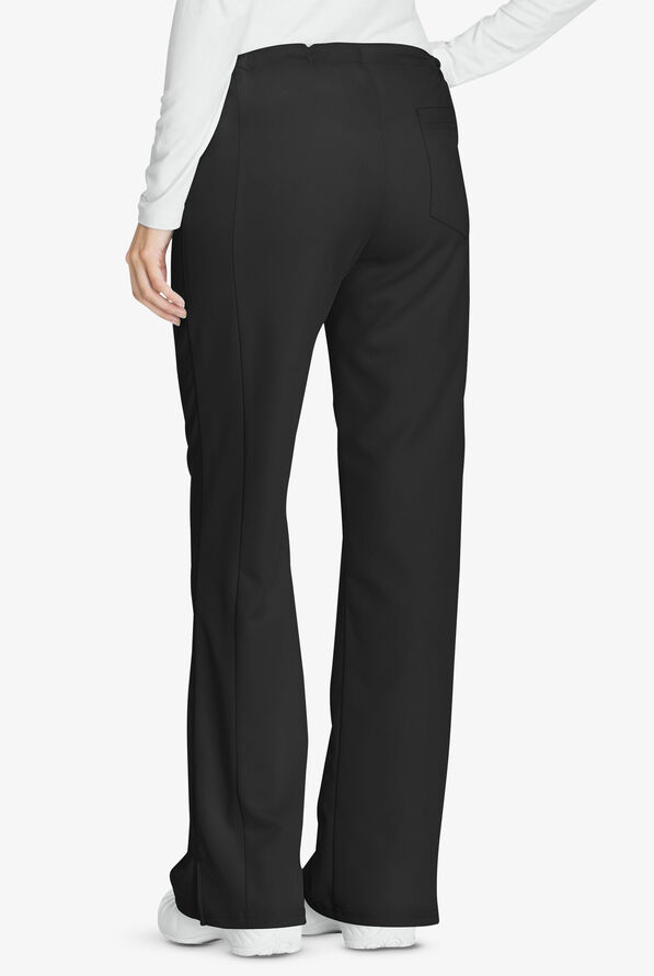 Dickies Xtreme STRETCH Women's 4-Pocket Drawstring Scrub Pants - Petite - Black - 2