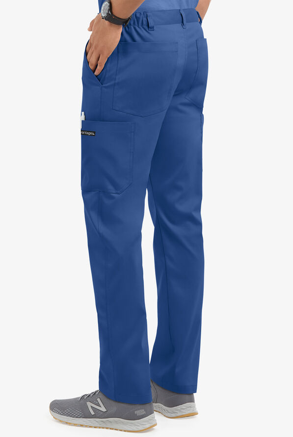 Advantage STRETCH Men's 8-Pocket Cargo Scrub Pants - Royal - 4