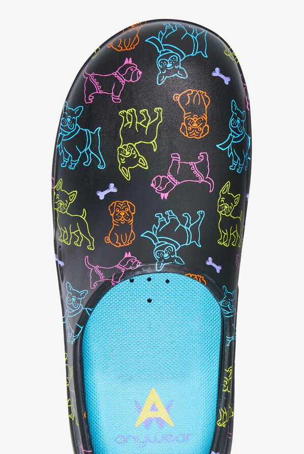 Anywear Unisex Streak Playful Pups Slip On Shoes Uniform Advantage