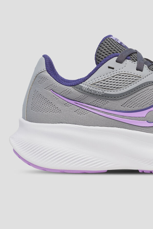 Zapatillas deportivas Saucony Cohesion 18 Fossil /Crocus con cordones para mujer - null - 4