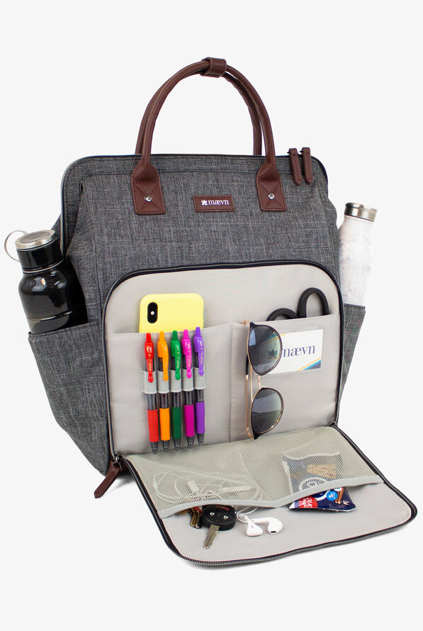 Maevn Ready Go 2 Heather Grey Backpack - null - 3