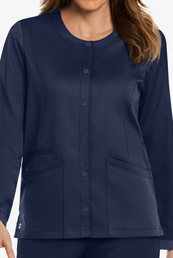 Maevn Matrix Snap Front Warmup Scrub Jacket, Maevn jackets