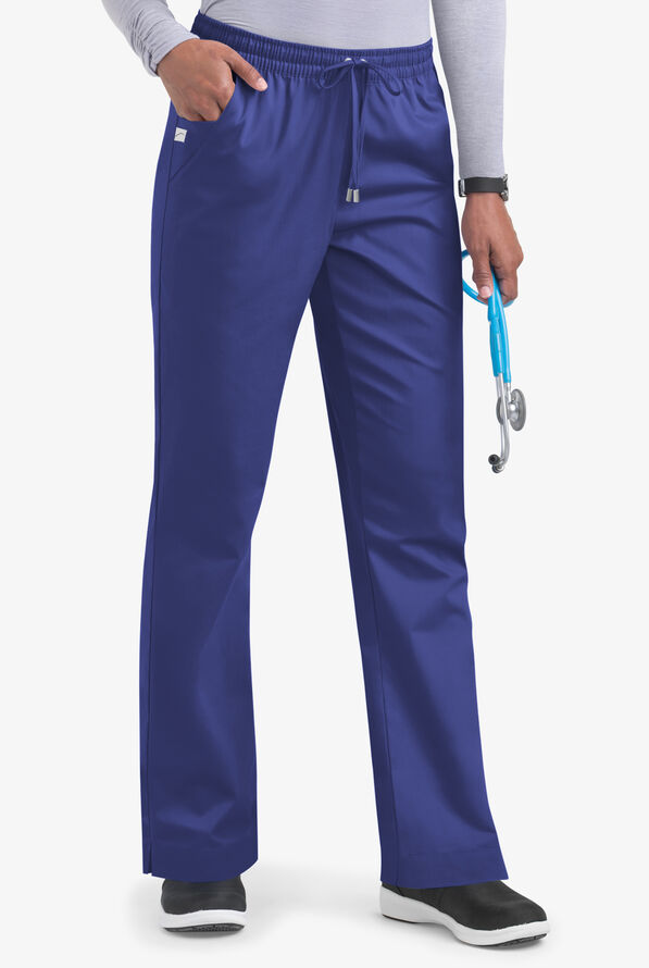 UA Butter Soft STRETCH PETITE Drawstring Scrub Pants Elastic Scrubs