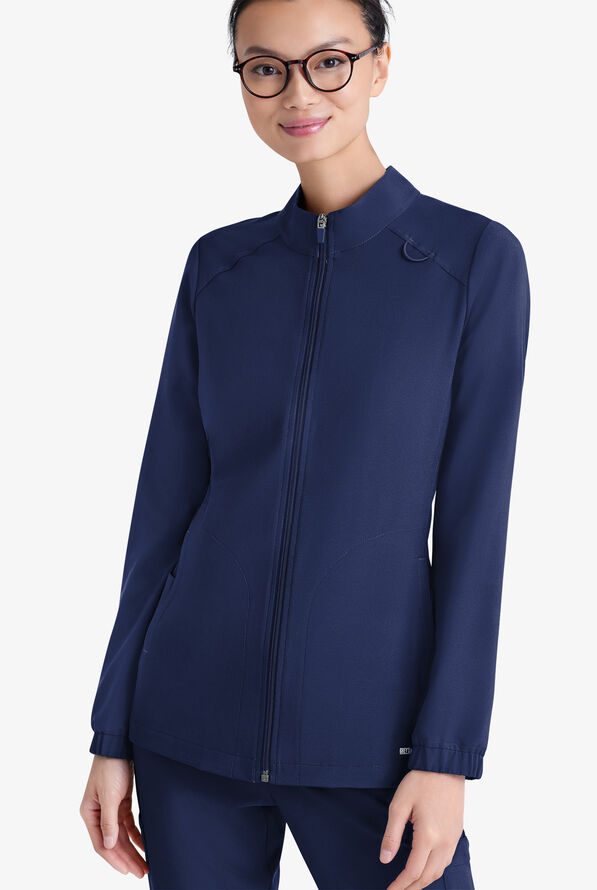 Grey's Anatomy by Barco Evolve Sustainable STRETCH Women's 3Pocket Zip