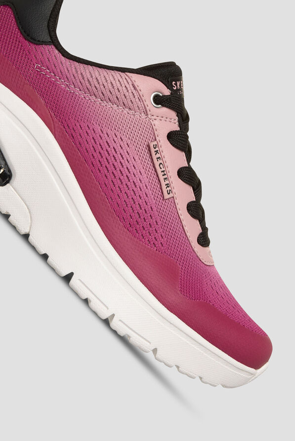 Skechers Street UNO FLEX -BLEND IN Pink Gradient Athletic Lace Up Shoes - null - 3