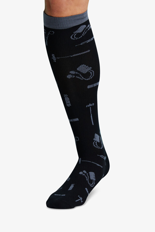 Cherokee Instrumental Helpers Men's 8-12 mmHg Light Compression Socks - null - 1