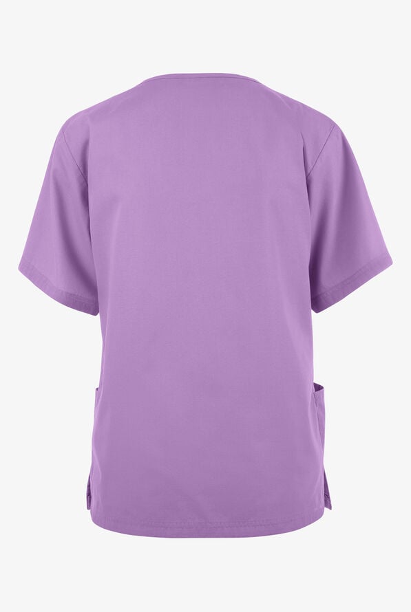 Butter-Soft Core Women's 2-Pocket V-Neck Scrub Top - Orchid - 4
