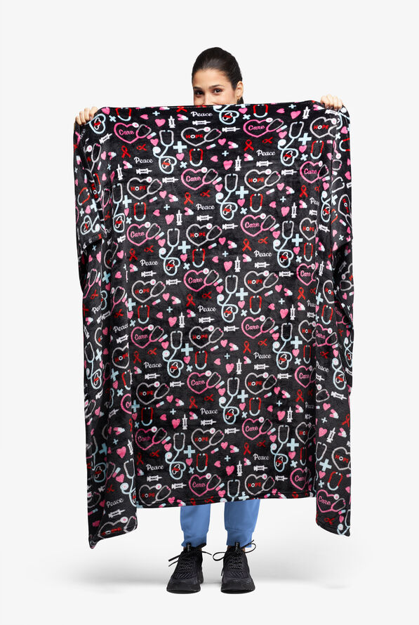 UA Peace, Care, Hope Plush Velvet Blanket - null - 2