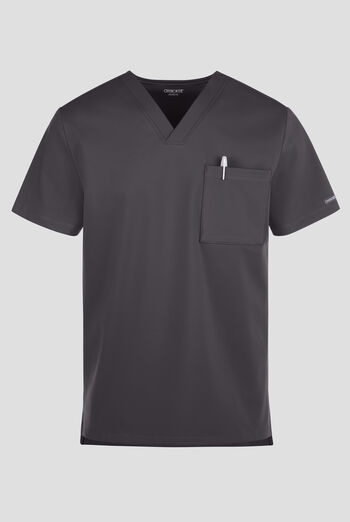 Camisa m&eacute;dica Cherokee Achieve STRETCH con cuello en V y 1 bolsillo para hombre