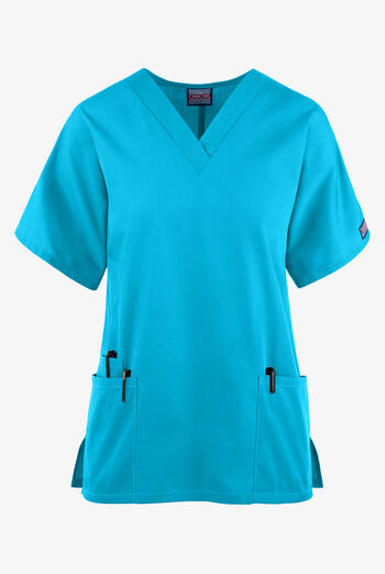 Cherokee Workwear Women's 3-Pocket V-Neck Scrub Top