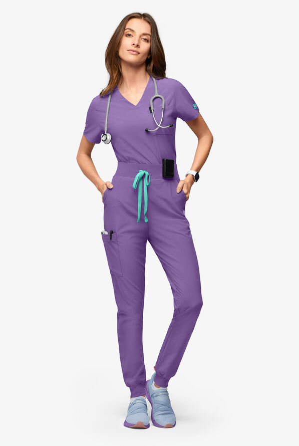 Easy Stretch EcoGrid Adela Women's 6-Pocket Jogger - Ultraviolet Light - 6