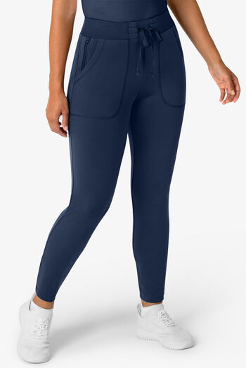 Wink Renew Knit Women's 5-Pocket STRETCH Ankle Zip Track Scrub Pants