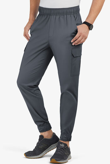 Pantal&oacute;n m&eacute;dico UA Butter-Soft STRETCH estilo cargo jogger con 7 bolsillos para hombre