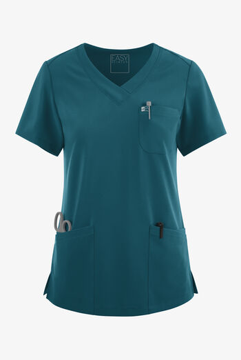 Easy STRETCH Tessa Women's 5-Pocket V-Neck Scrub Top