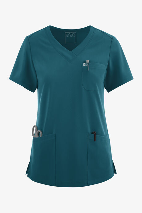 Easy STRETCH Tessa Women's 5-Pocket V-Neck Scrub Top