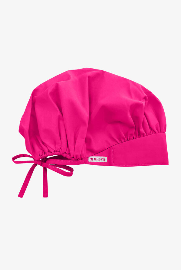 Maevn Women's Bouffant Scrub Hat - Rose - 1