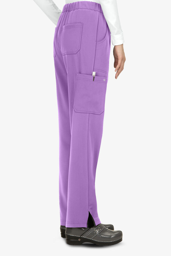 koi Next Gen Everyday Hero Women's 5-Pocket STRETCH Drawstring Cargo Scrub Pant - Wisteria - 2