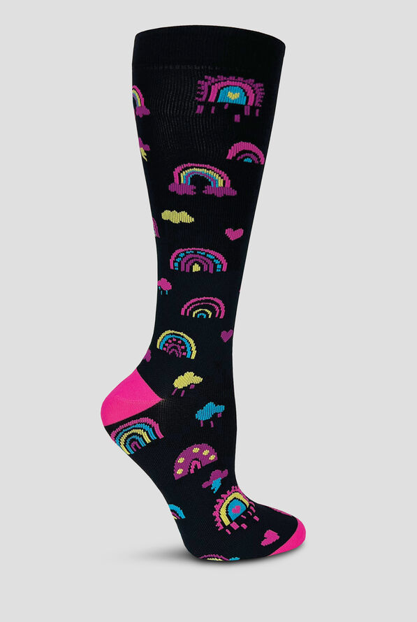 Calcetines de compresión Prestige Premium Knit Neon Rainbows para mujer - 15-18 mmHg - null - 1