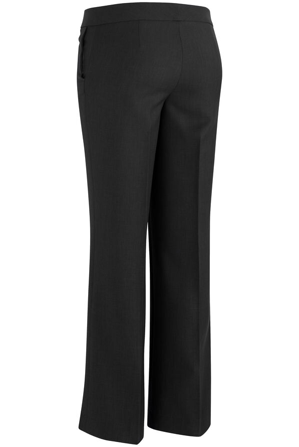 Edwards Ladies Synergy Washable Flat Front Pants - Black - 1