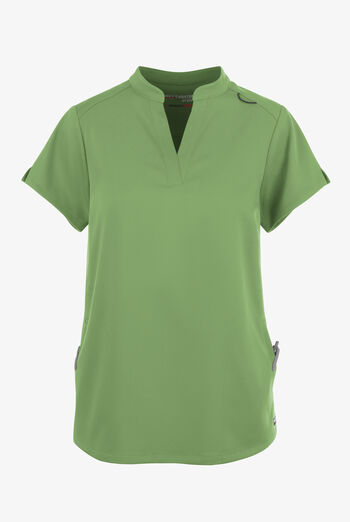 Grey's Anatomy by Barco Spandex STRETCH Avery Women's 2-Pocket Notch Sleeve V-Neck Scrub Top