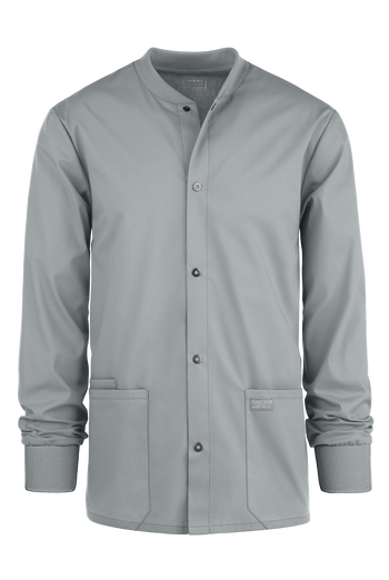 Cherokee Workwear Professionals Men's 3-Pocket STRETCH Snap Front Scrub Jacket