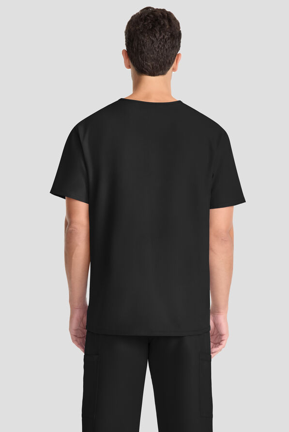 Camisa m&eacute;dica Cherokee Workwear Originals Ultra con cuello en V y 3 bolsillos para hombre - Black - 3