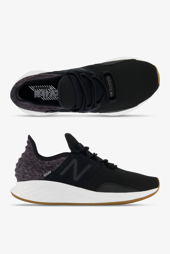 New Balance Men's Fresh Foam Roav Black/Gray Athletic Shoe - null - 1