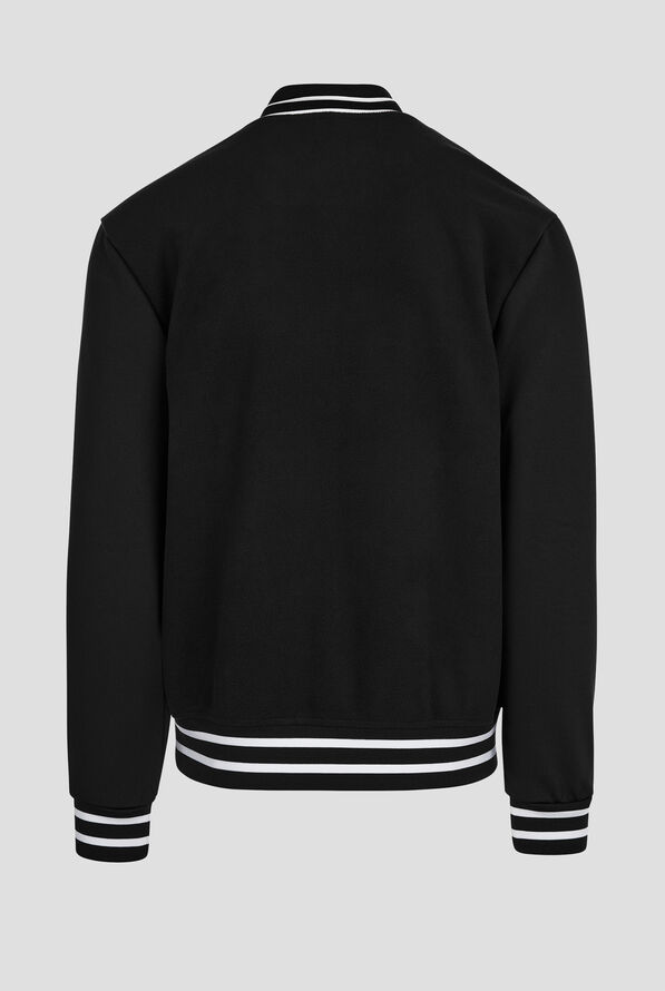 Infinity Pursuit Men's 3-Pocket STRETCH Sports Bomber Scrub Jacket - Black - 4