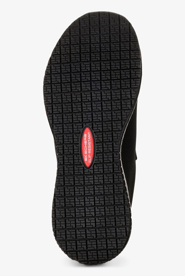 Skechers Work Women's Squad SR Athletic Slip On Shoes - Black - 3