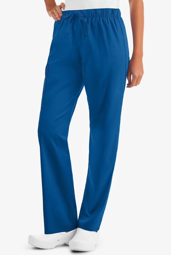 Strictly Scrubs STRETCH Women's 4-Pocket Scrub Set - Royal - 2