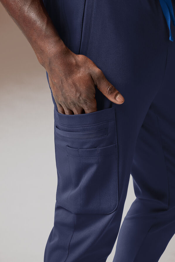 Hypothesis Tactical Men’s 9-Pocket Slim Leg Jogger Scrub Pant - Navy - 5