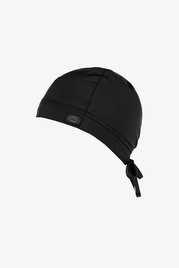 Dickies EDS Essentials Unisex Inner Terrycloth Scrub Hat - Black - 1