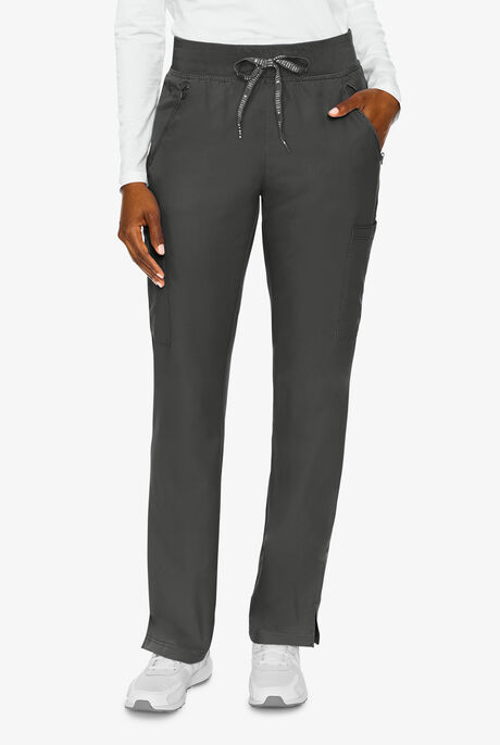 Med Couture Insight Women's 4-Pocket Zipper Cargo Pocket Scrub Pants