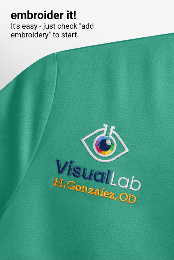 Advantage STRETCH Men's 4-Pocket V-Neck Scrub Top - Bermuda Green - 7