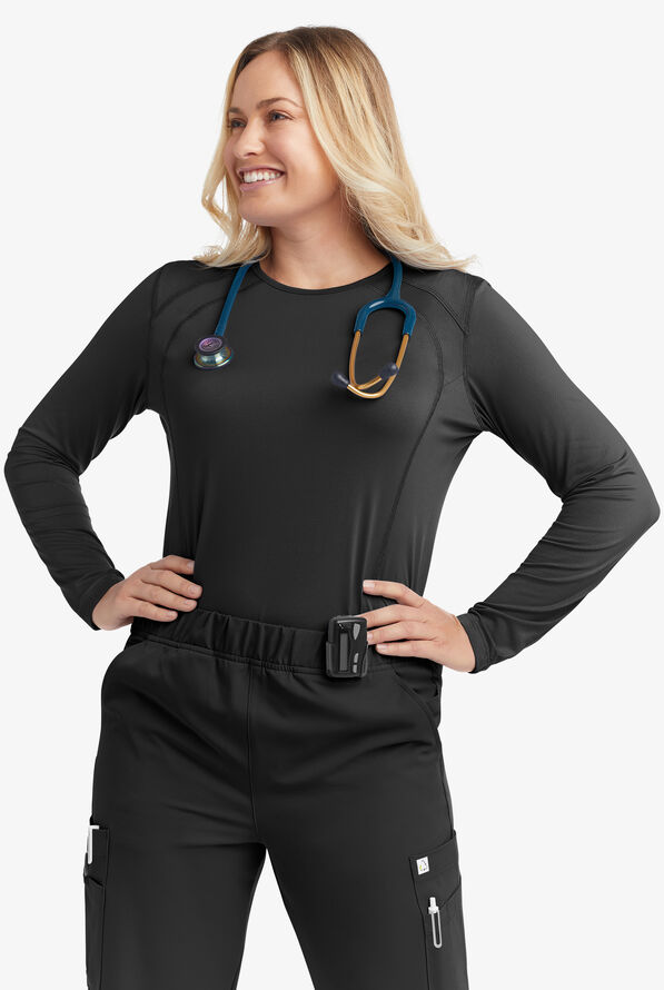 Butter-Soft Women's 13-Pocket Cargo Scrub Pants **Slightly IRREGULAR**&nbsp; - Petite - Black - 8