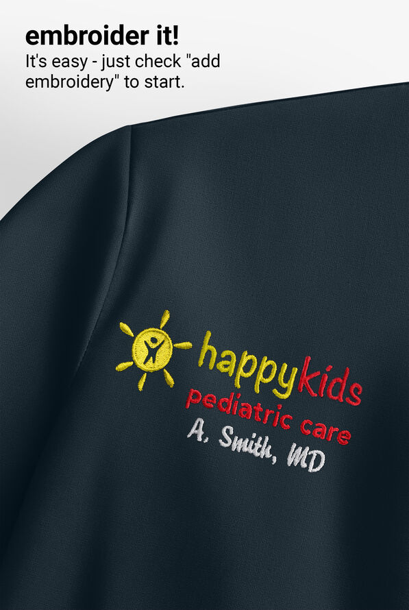 Carhartt Cross-Flex Force Women's 3-Pocket STRETCH Knit Panel Scrub Top - Navy - 5