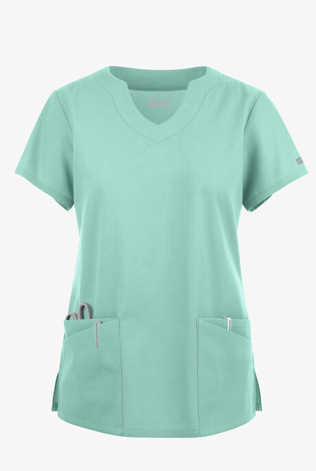 Butter-Soft Originals Women's 6-Pocket Scallop Neck Scrub Top