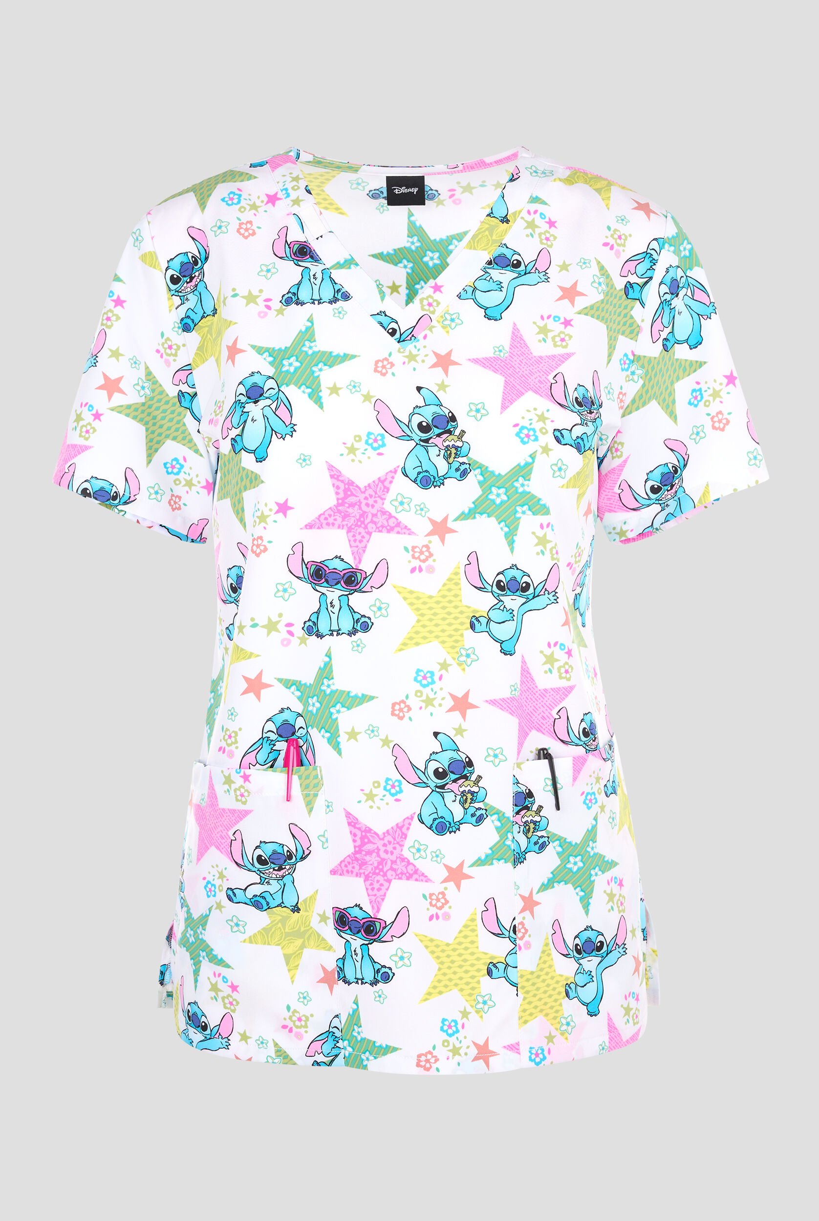 Tooniforms Disney's Star Flower Stitch Women's 2-Pocket