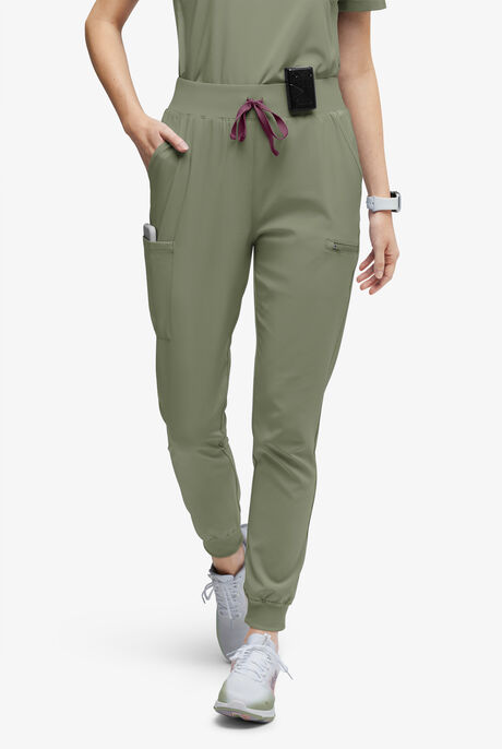 Pantalón médico Easy STRETCH Olivia estilo jogger con 7 bolsillos para mujer