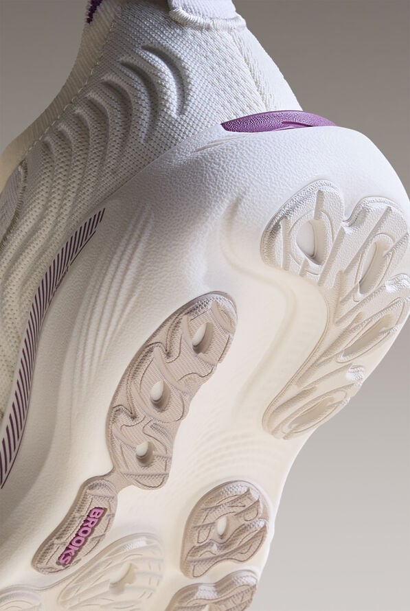 Zapatillas deportivas Brooks Adrenaline GTS 25 Coconut/Argyle con cordones para mujer - null - 7