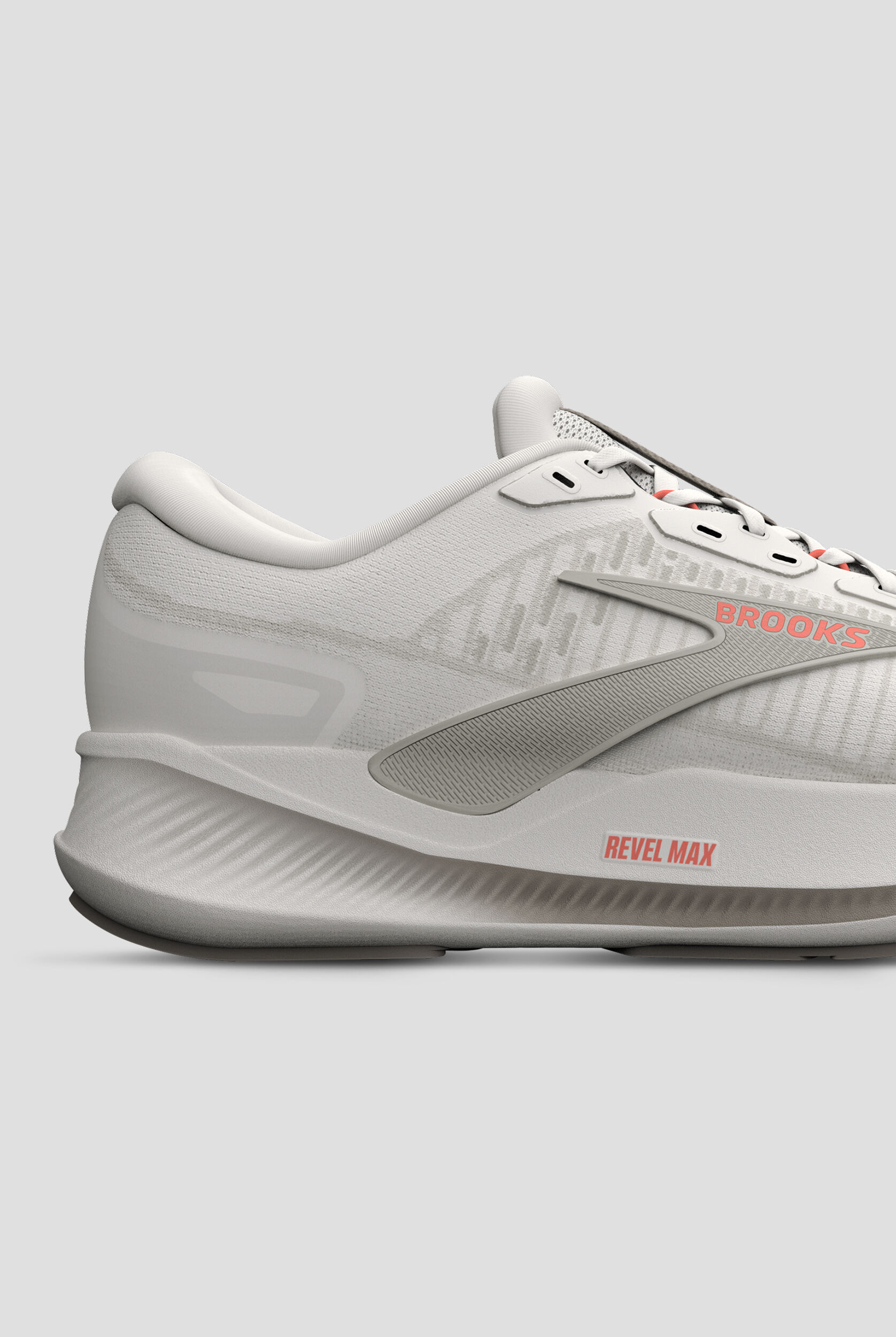 (取寄) ブルックス レディース レベル マックス Brooks women Revel Max Coconut/Chateau/Peach Brooks Women's Revel Max Coconut/Chateau/Peach Athletic Lace Up