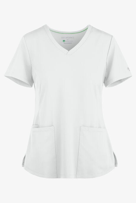 HH Works by Healing Hands Monica Women's 4-Pocket STRETCH V-Neck Scrub Top