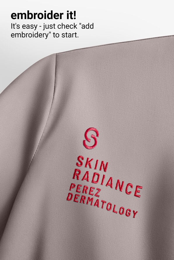 Advantage STRETCH Men's 4-Pocket V-Neck Scrub Top - Silver - 7