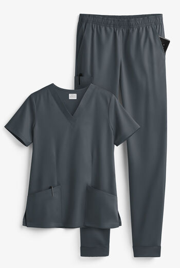 Conjunto de uniforme m&eacute;dico Tafford Active Stretch estilo jogger con 5 bolsillos para mujer