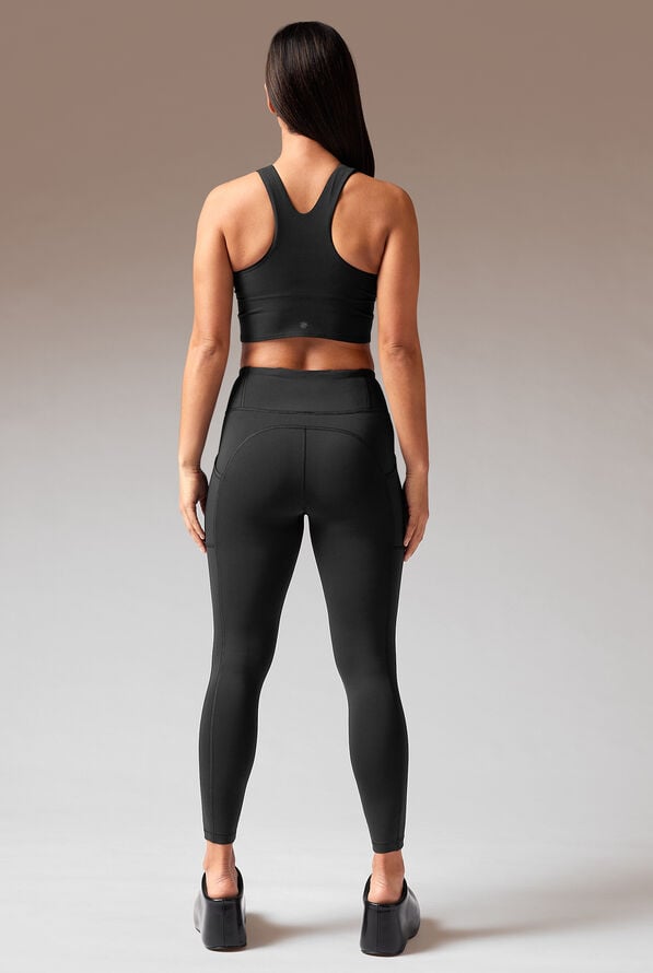 Hypothesis Homeodynamic Women&rsquo;s Yoga-Inspired 3-Pocket Leggings - Jet Black - 7