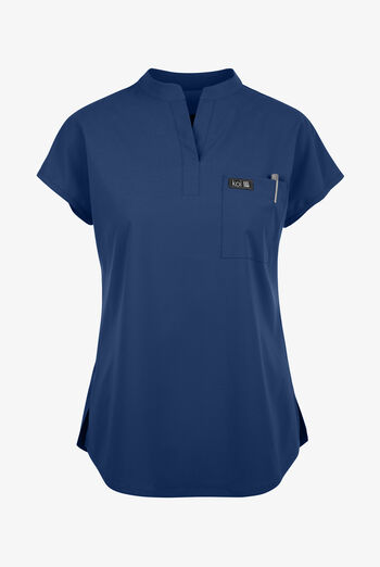 koi Basics Ari Women's 1-Pocket STRETCH Dolman Sleeve Mandarin Collar Scrub Top