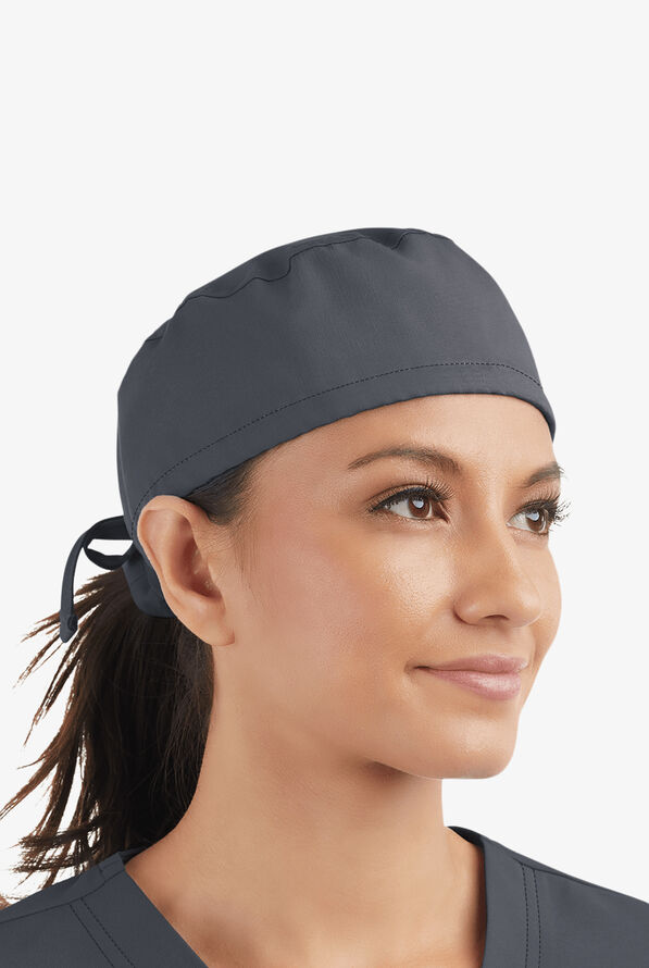 Advantage by Butter-Soft Unisex Adjustable Hem STRETCH Scrub Cap - Pewter - 1